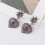 Boucles d'oreilles pendantes-Boucles d'oreilles Edelweiss 5 6