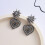 Boucles d'oreilles pendantes-Boucles d'oreilles Edelweiss 5 7
