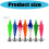 7pcs 5.5cm Glow Squid Jig Lures Baits Squid Jig Glow Jig Hook 3