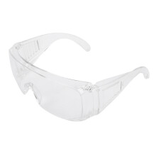 Lunettes de sécurité robustes pour la construction, avec verres en polycarbonate, protection UV, conception enveloppante, protections latérales,