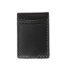 Genuine Leather Bifold Wallet With Quick Access-Carbon drill