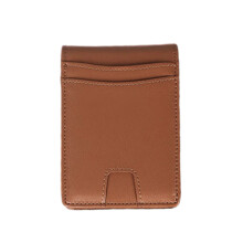 Men's Leather Wallet With Swiping Blocking Quick Access-apricot