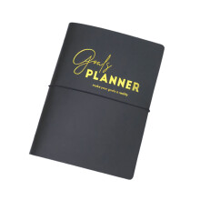 Functional 2026 Planner Book With Hard Cover Strengthened-black
