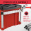 Drill Rack Prevents Accidental Fall Quick Releases-Silver 6