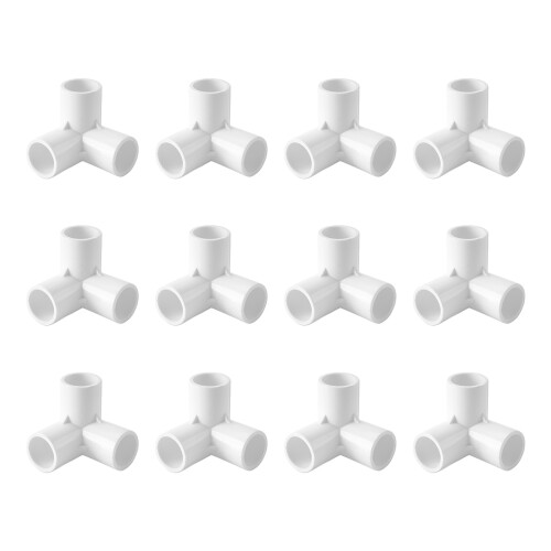 12PCS Professional Water Pipe Couplings Building-Tees 50MM