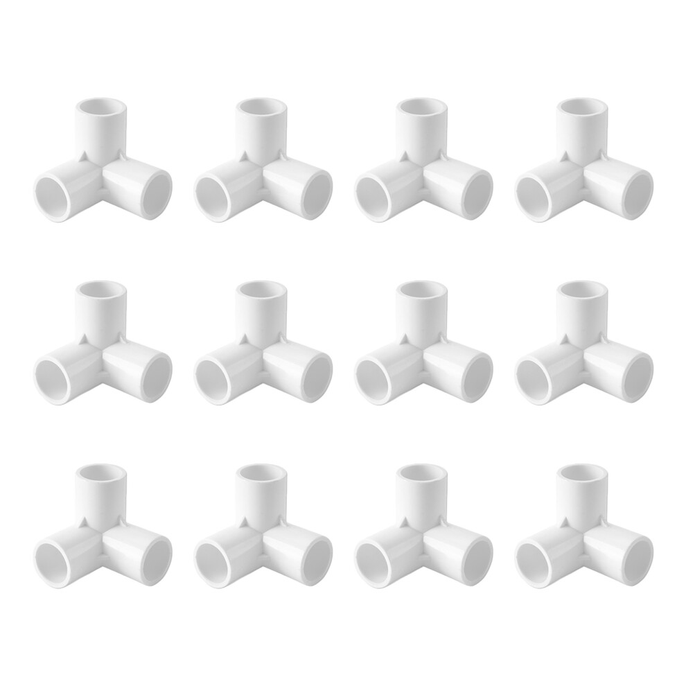 12Pcs Professional Water Pipe Couplings Building-Tees 50Mm 7696001972861