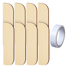 Hinge Repair Wooden Plate Door Hole Cover Plate Wooden-Set 1
