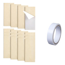 Door Edges Hole Filler Plates For Damaged Door Frame Wood-Set 4