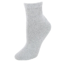 CTM Women's Diabetic Cushioned Ankle Socks (3 Pairs)