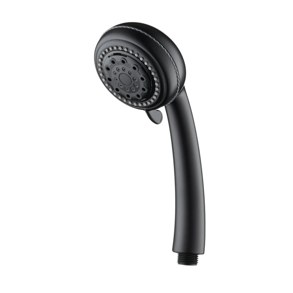 Black 3 Mode Shower Spray Handset - Shower Head 5055724602967