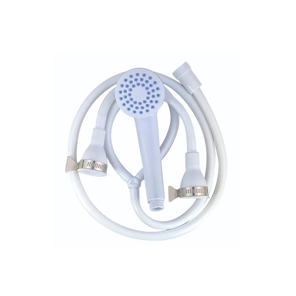 Double Tap Bath Sink Shower Head Hose Spray Hairdresser Pet Push On Mixer 5055724602950