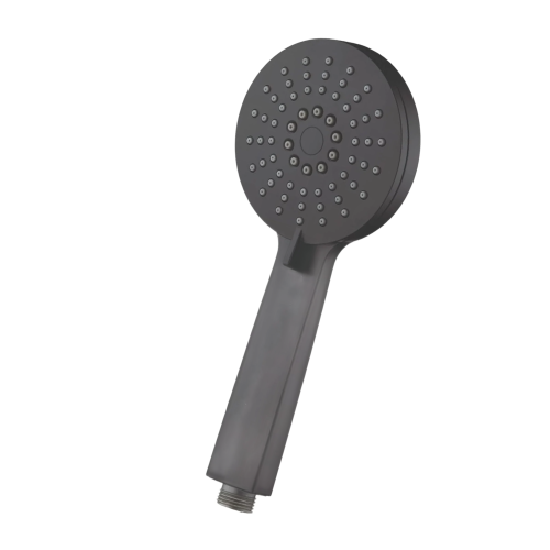Black Shower Head - Shower Handset - 3 Spray Pattern Mode