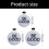 Multi Size ABS Plastic Badges 5PCS Corsage Brooch For DIY-large 4