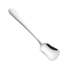 Elegant Gourd Design Stainless Steel Spoon Perfect For-Silver