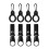 8Pcs Practical Silicone Water Bottle Clip With Nylon Strap For 1