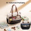 Practical Work Bag Offering Separate Compartments For-brown 6