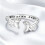 Heartwarming Angel Rings Adjustable Band Thoughtful Present For 6