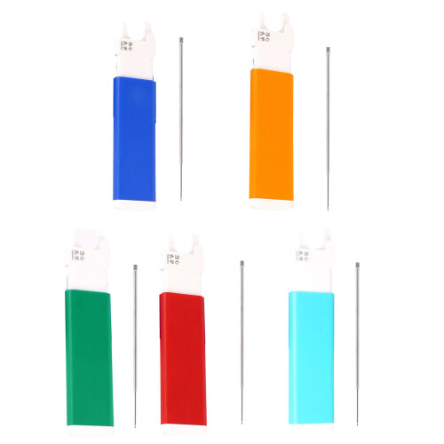 Multipurpose Needle Threader Tool Portable Designs for-Green 2