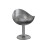 Antique Stainless Steel Mousse Cup With Distressed-Silver High 1