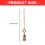 Curtain Tiebacks Rope 2pcs,Decorative Curtain Holdbacks-Red 4
