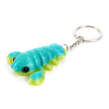 Heldere kleur 3D-geprinte dierensleutelhanger, perfect cadeau-1