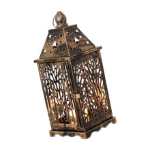 Metalen kandelaars hangende lantaarn retro decoratieve-L