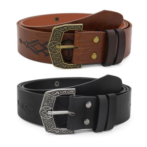 Role Playing Accessory Set PU Belt And Practical-Black 1
