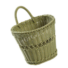 Wall Mounted Hanging Basket Gingers Garlic Storage-Green