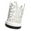 Hollow Out Plastic Candle Stand Arabian Pattern Eid-White 1