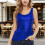 Women's Sleeveless Sparkles Shimmer-Silver on black back S 4