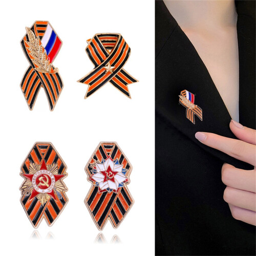 Classical Russian Emblem Pin Corrosion Resistant-Multicolor 92 2