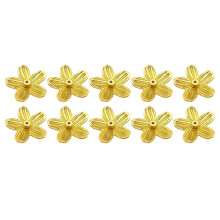 10Pcs Creative Flower Shape Aromatherapies Stick Burners-gold