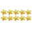 10Pcs Creative Flower Shape Aromatherapies Stick Burners-gold 1