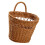 Space Saving Wall Basket With Breathable Handwoven Design-brown 1