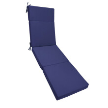 Ergonomic Lounge Chair Pad With 4 Section Designs For-Navy blue
