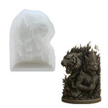 Artistic Tigers Silicone Candle Mould For Enthusiasts And