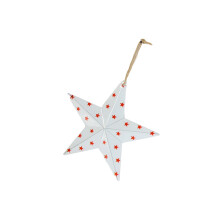 Artistic Steel Five Pointed Star Charm Hanging Decoration-03