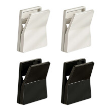 Set of 4 ABS Hanging Clips Smooth Surfaces Wall-Mix color
