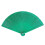 Éventail à main rétro en bois, décoratif, pour-vert malachite 1