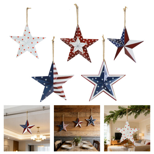 Artistic 3D Star Ornament Suitable For Independence Day-04 2