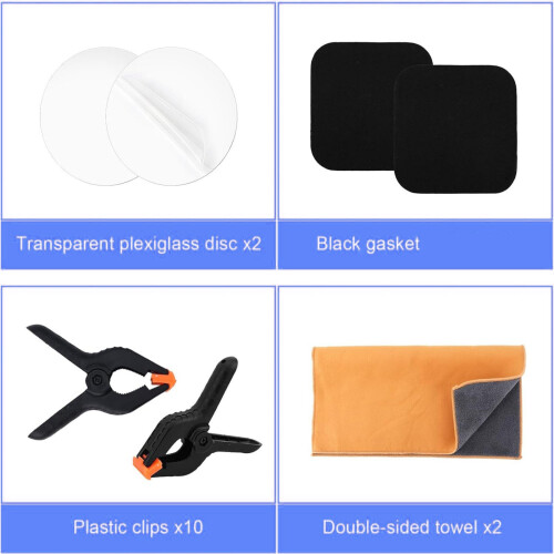 Trading Card Maintenance Tool Set Includes Card Flattening Tool 1