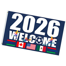America Canada Mexico Flag 2026 Worlds Cup Flag-90 x 150cm 2