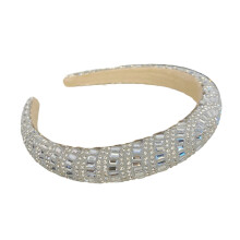 Luxurious Pearls Headband With Rhinestones Accents Great-4
