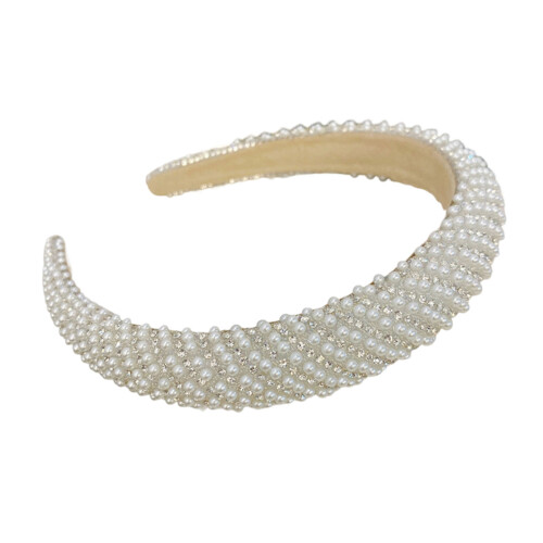 Serre-tête orné de perles pour les dîners formels et les-3