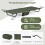 Ultralight Folding Camping Cot with Side Pocket, 150kg Capacity 2