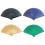 Decorative Hand Fan,Folding Fan Bamboos Hollow-Carbonized color 2