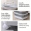 Space Saving Foldable Laundry Cart With U Shape Handle And 6
