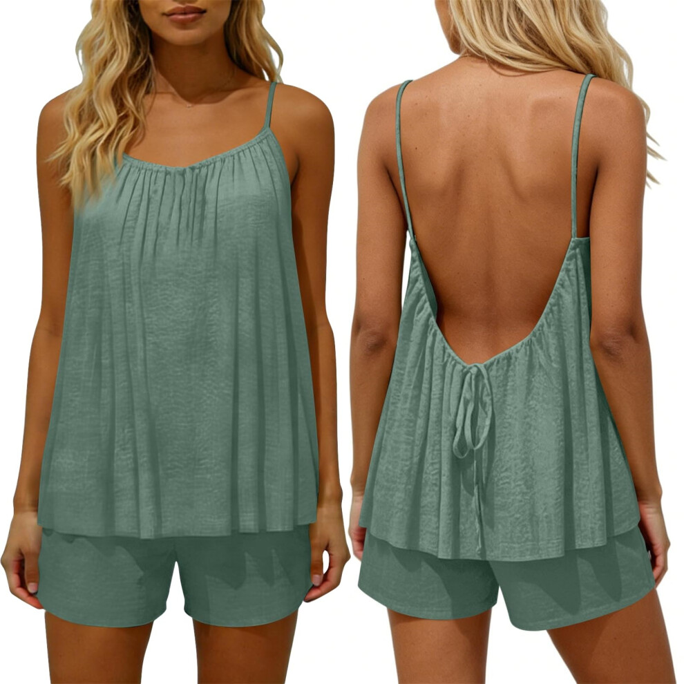 Two Piece Sets for Women Going Out Outfits-slategrey XL