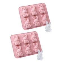 Easter Bunnies Ice Cubes Silicone Molds For Fun Holiday-2