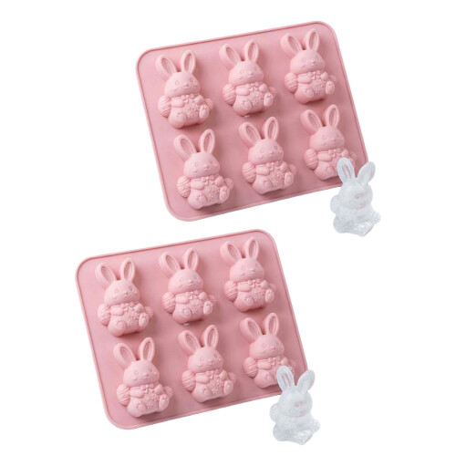 Easter Bunnies Ice Cubes Silicone Molds For Fun Holiday-2